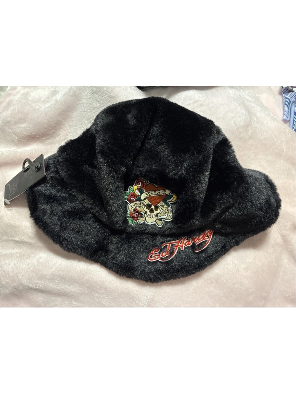 Ed hardy love kills bucket hat one size